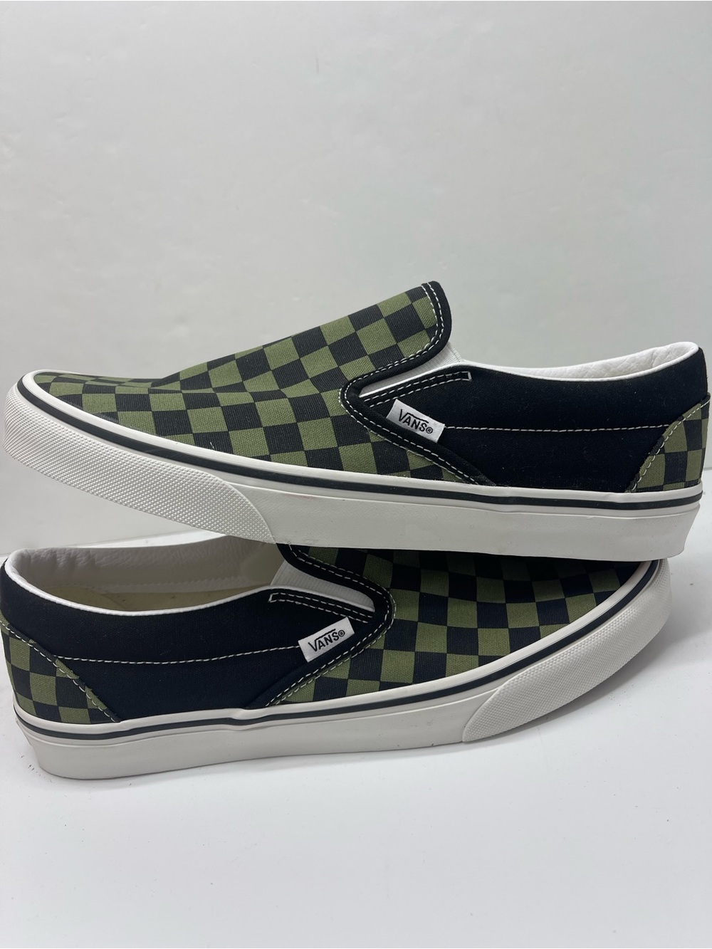 Vans Men’s Sz 10 Classic Slip-On Pop Check Loden Green
VN000D6BZBF Sneakers - Picture 16 of 16